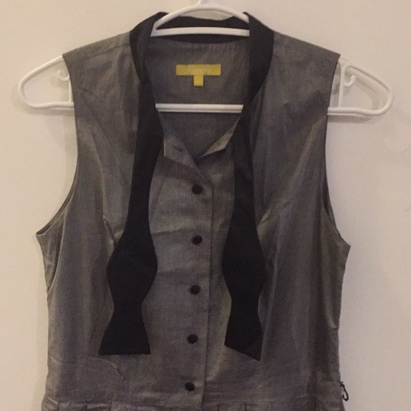 COPY - Francis Grey Bow Tie Pleated Skirt 4 US - Picture 2 of 4